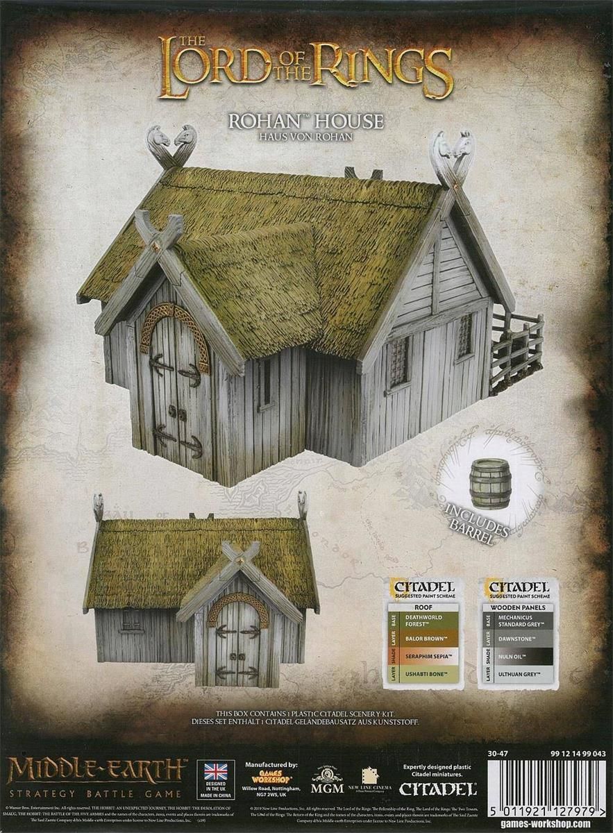 Middle Earth ローハンハウス×3 Games Workshop Middle-Earth Sbg: Rohan House - Ceny i opinie