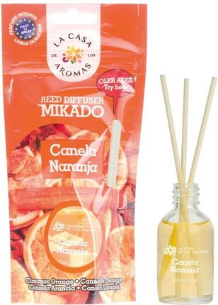 La Casa De Los Aromas Olejek Aromatyczny Z Patyczkami Cynamon Pomarańcza 30Ml