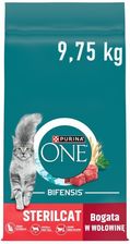 Zdjęcie Purina One Bifensis Sterilcat bogata w wołowinę 9,75kg - Łapy