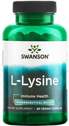 Swanson Ajipure L-Lizyna zestaw aminokwasów 90kaps.