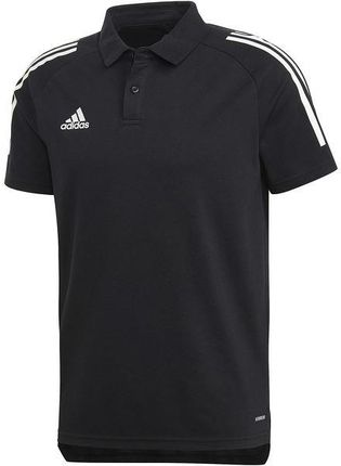 Koszulka męska polo Condivo 20 Adidas (czerń/biel) - Ceny i opinie T-shirty i koszulki męskie FTIG