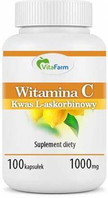 Vitafarm Kwas L-Askorbinowy 1000 mg (100 szt. kapsułki)