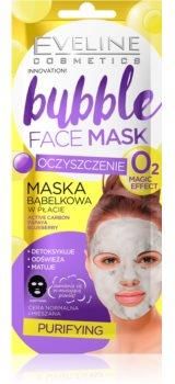 Eveline Cosmetics Bubble Mask Slim Extreme Platynowa Maska Z Oczyszczającym Efektem