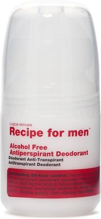 Recipe For Men Alcohol Free Antyperspirant 60 ml