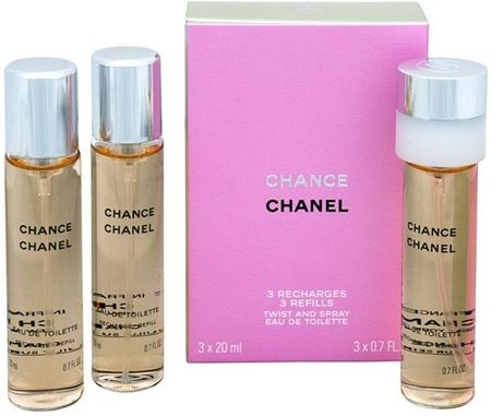 Chanel Chance Woda Toaletowa Napełnienie 3 x 20 ml 60 ml 