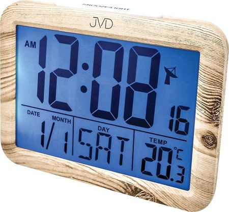 Jvd Budzik Termometr Dcf77 Dwa Alarmy (Rb271) 