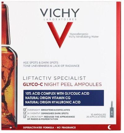 Vichy Liftactiv Glyco-C kuracja do twarzy w ampułkach 10 amp x 2ml