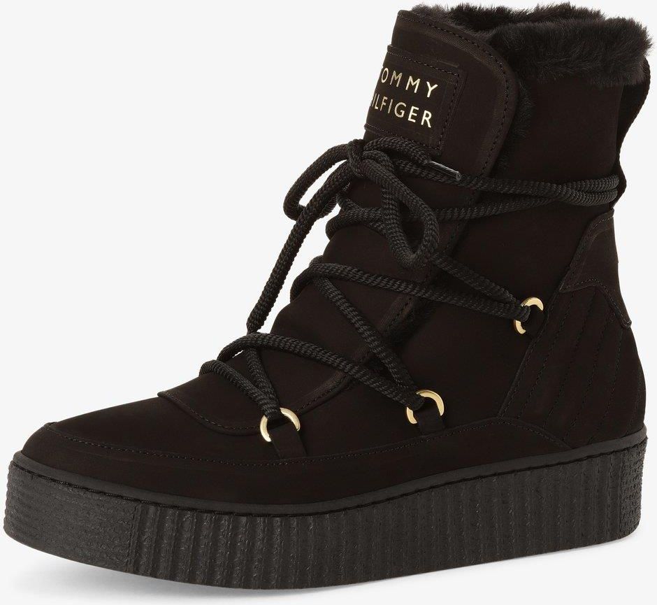tommy hilfiger kozaki zamszowe