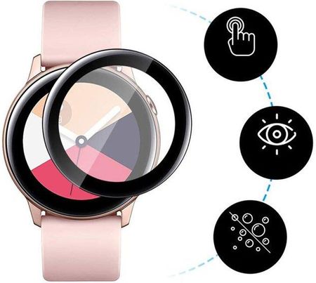 Alogy Elastyczne Szkło 3D do Samsung Galaxy Watch Active 2 40mm Czarne