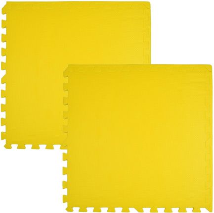 Humbi Mata Piankowa Puzzle Piankowe 2Szt. Żółty 62X62X1Cm