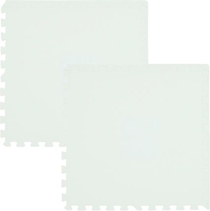 Humbi Mata Piankowa Puzzle Piankowe 2Szt. Biały 62X62X1Cm Biały
