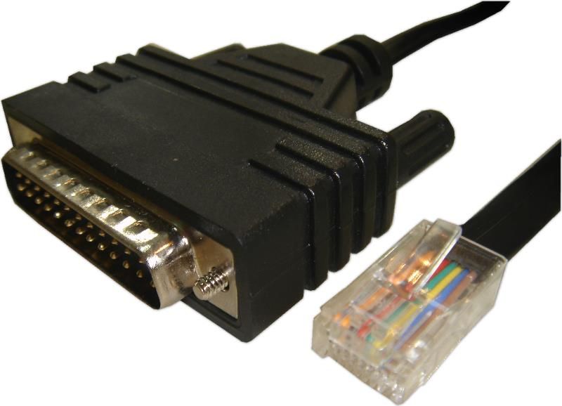 Cisco Straight serial cable RJ45 to DB25 male (CABCONAUX) Opinie i