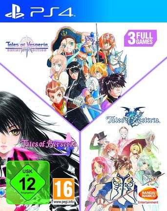 Tales of Vesperia + Tales of Berseria + Tales of Zestiria Compilation (Gra PS4)