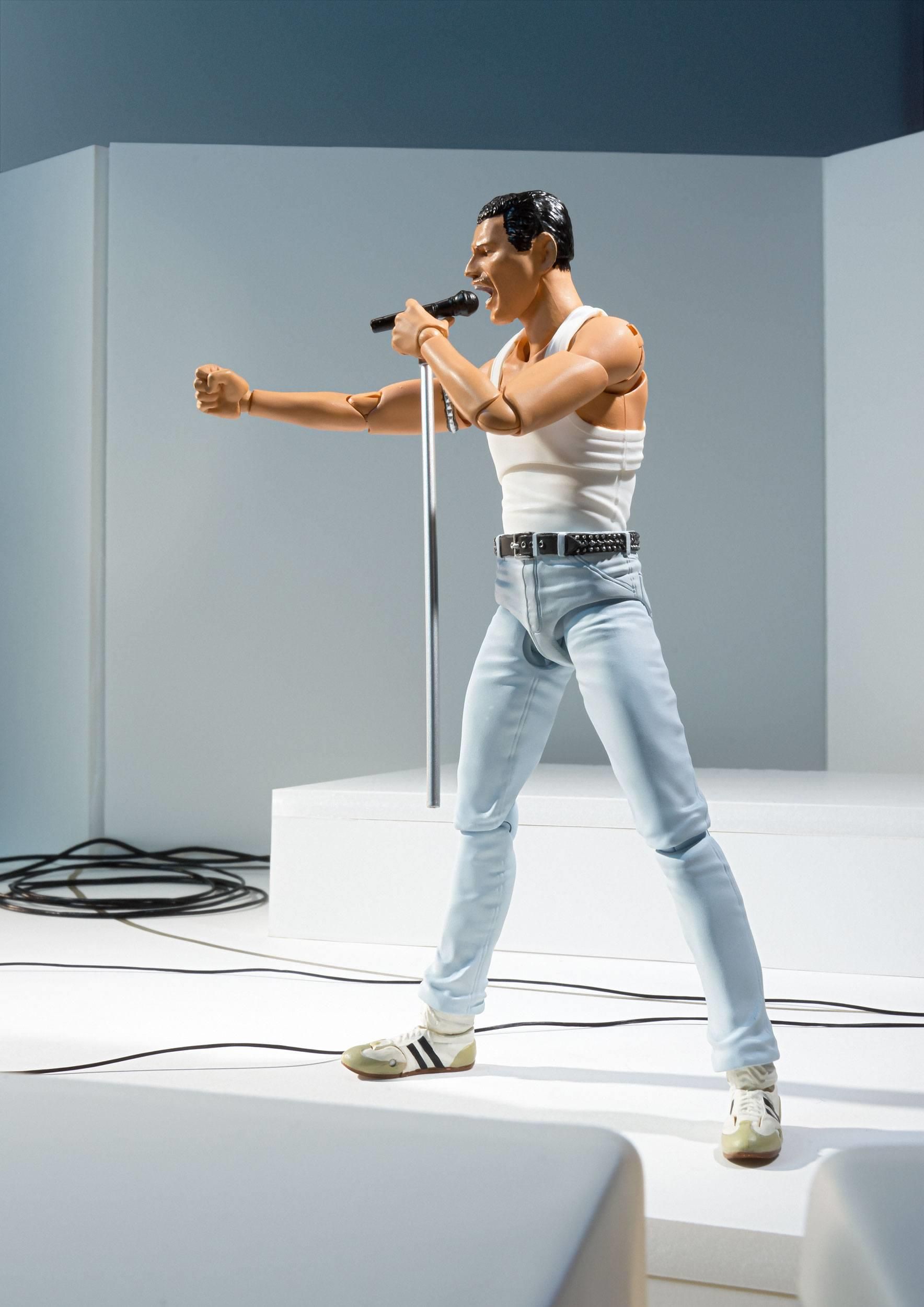 BANDAI Freddie Mercury フィギュア Bandai Tamashii Nations S.H.Figuarts Queen Freddie Mercury