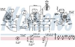 NISSENS TURBOSPRĘŻARKA VW GOLF V 1,9TDI 03- 93181 - Turbosprężarki
