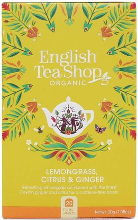 English Tea Shop organic Lemongrass citrus & ginger 30g