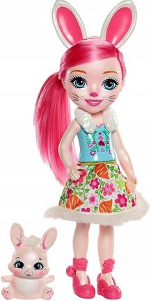 Mattel Enchantimals Duża lalka Bree Bunny i Twist FRH51 FRH52