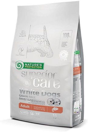 Natures Protection Superior Care White Dogs Adult Small Salmon Łosoś 10Kg
