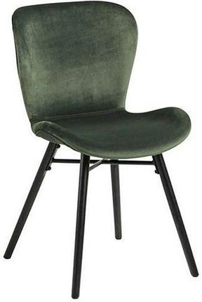 Elior Welwetowe Krzesło Esso Zielone