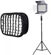 Yongnuo YN-600LEDII 5500K, softbox 37x45cm, grid, statyw