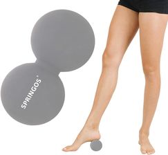 Zdjęcie Springos Podwójna Piłeczka Lacrosse Do Masażu Szara (Fa0052) - Urzędów