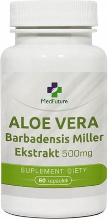 Medfuture Aloe Vera Barbadensis Miller Ekstrakt 500 Mg 60 Kapsułek