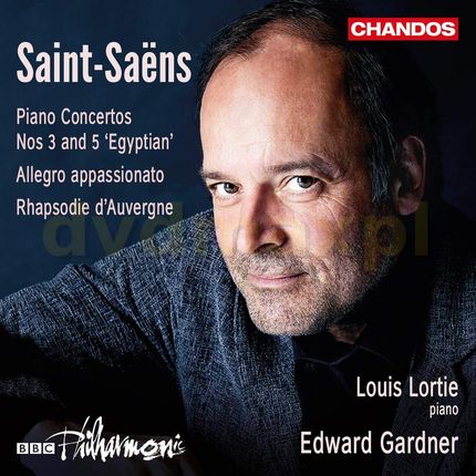Lortie & Gardner & Bbcphil: Camille Saint-Saens: Piano Concertos Nos 3 And 5 Egyptian / Allegro Appassionato / Rhapsodie DAuvergne [CD]
