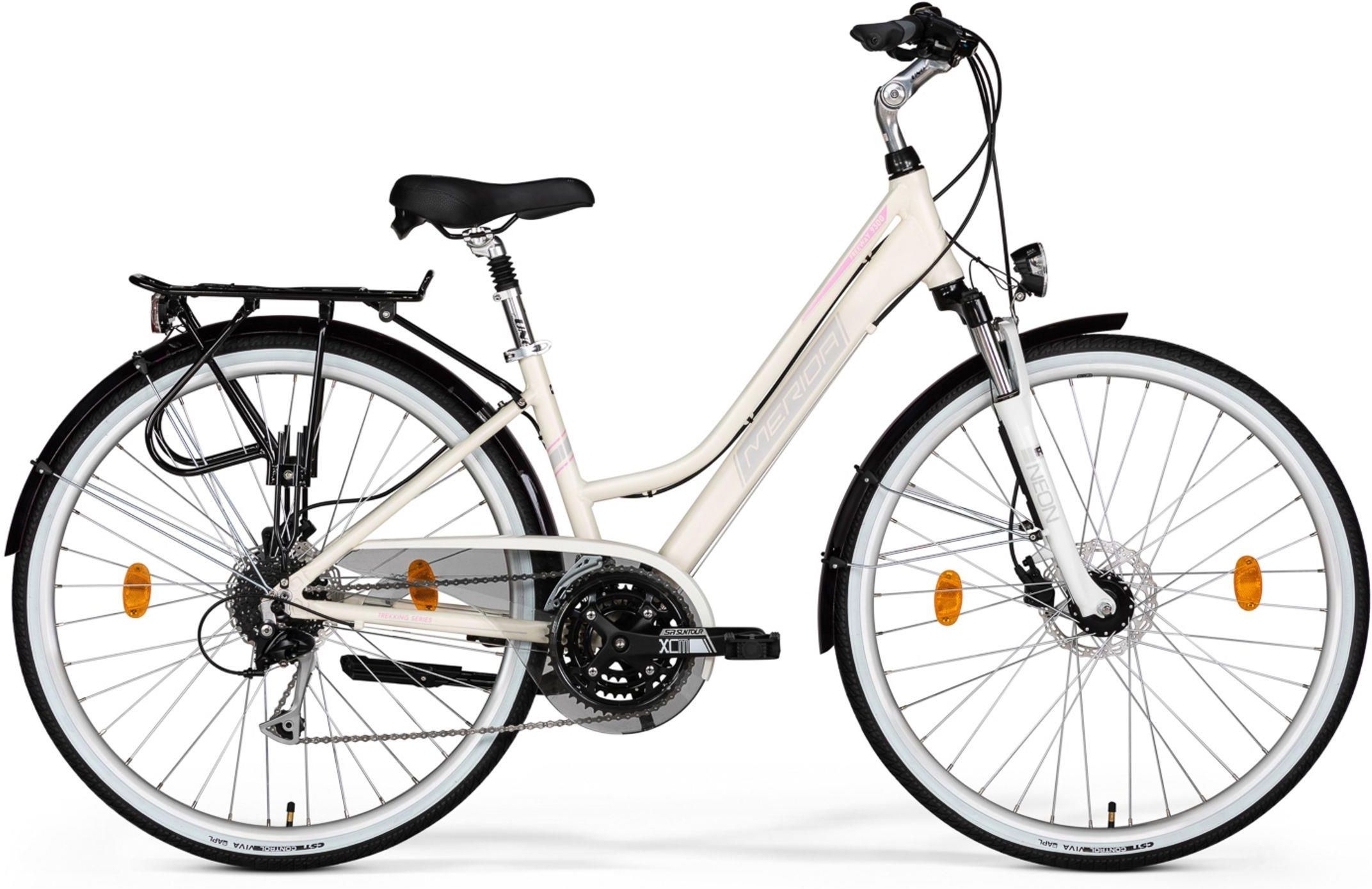 Merida Freeway 9300 Disc Lady 28 Biały Różowy 2020 Rowery Miejskie