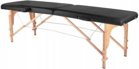 Activeshop Stół Składany Do Masażu Wood Komfort 2 Segmentowe Black
