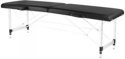 Activeshop Stół Składany Do Masażu Aluminiowy Komfort 2 Segmenty Black - Łóżka do masażu
