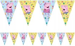 Zdjęcie Baner girlanda flagi Świnka Peppa 230 cm - Mosina