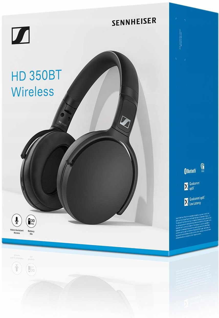 Sennheiser HD 350BT ワイヤレスヘッドホン ブラック Słuchawki SENNHEISER HD350BT czarne - Opinie i ceny na Ceneo.pl