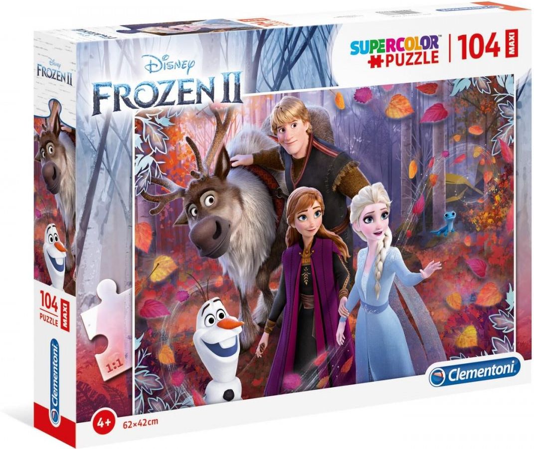 Clementoni Disney Kraina Lodu 2 Puzzle Maxi Super Kolor 104El. - Ceny i ...