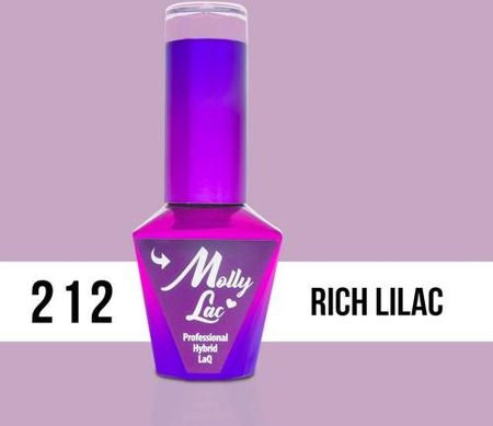 molly lac Lakier hybrydowy obsession rich lilac 10ml nr 212