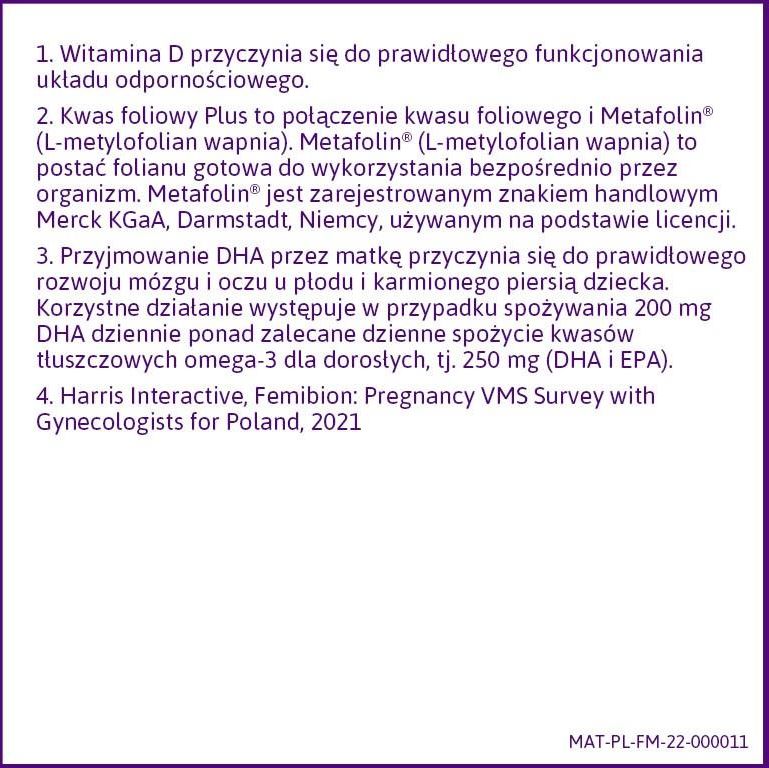 Femibion 3 28 tabl. + 28 kaps. - zdjęcie 7 Femibion 3 28 tabl. + 28 kaps.