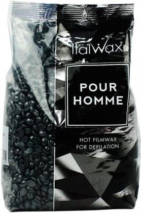 Italwax Pour Homme Black Film Wax W Dropsach Do Depilacji Dla Mężczyzn 1Kg