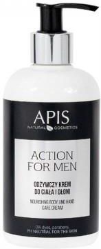 Apis Action For Men Odżywczy Krem Do Ciała I Dłoni 300 ml