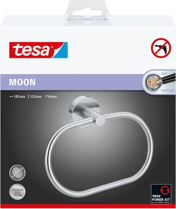 Tesa Moon Wieszak na ręcznik okrągły, mocowany bez wiercenia (40308)