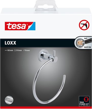 Tesa Loxx Wieszak na ręcznik okrągły, mocowany bez wiercenia (40280)