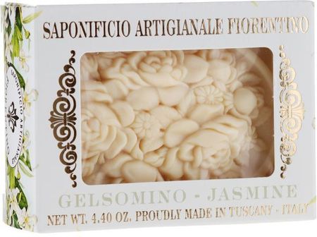 Saponificio Artigianale Fiorentino Mydło W Kostce Jaśmin Botticelli Jasmine Soap 125 G