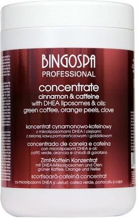 BINGOSPA Koncentrat 100% Cynamonowo-Kofeinowy Z Olejkami Pomarańczowym I Goździkowym 1000 M