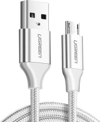 Kabel USB Ugreen Kabel micro USB UGREEN QC 3.0 2.4A 2m (biały)