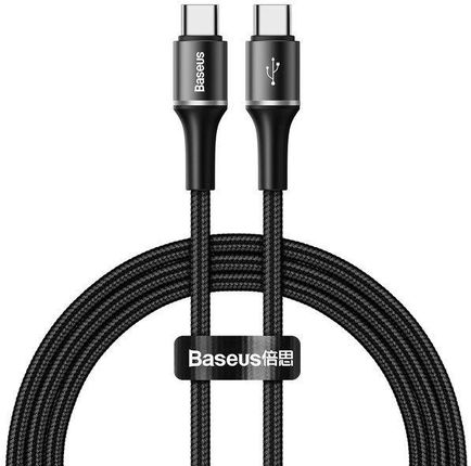 Baseus Kabel USB Baseus Kabel USB-C Baseus Halo, QC 3.0, PD 2.0, 60W, 3A, 1m (czarny)