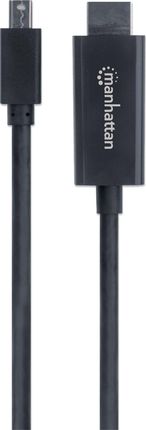 Manhattan Kabel Manhattan MANHATTAN Kabel Mini DisplayPort na HDMI (4K@60Hz), 1.8m, černý (153287)