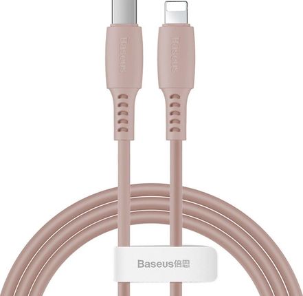 Baseus Kabel USB Baseus Kabel USB-C do Lightning Baseus Colourful, PD, 18W, 1.2m (różowy)