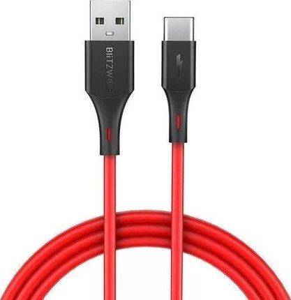 BlitzWolf Kabel USB BlitzWolf Kabel USB-C BlitzWolf BW-TC15 3A 1,8m (czerwony)