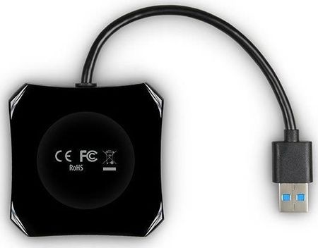 Kouwell Kompaktowy hub czteroportowy USB 3.0 (HUE-S1B)