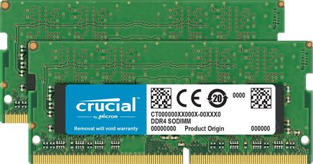 Pamięć RAM Crucial 32GB (2x16GB) SO-DIMM DDR4 2666MHz (CT2K16G4S266M)