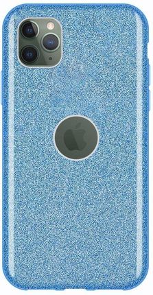 Wozinsky Glitter Case błyszczące etui z brokatem iPhone 11 Pro Max Niebieski