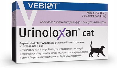 Vebiot Urinoloxan Cat 30 Tabletek